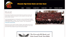 Desktop Screenshot of etiwandabands.com