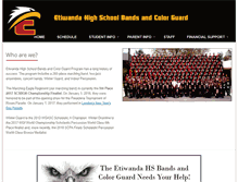 Tablet Screenshot of etiwandabands.com